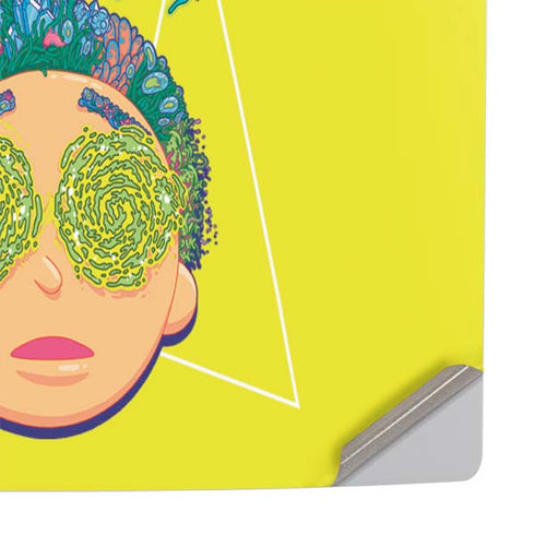 Adult Swim Rick and Morty Rick and Morty Portal Eyes PS5 Slim Digital Edition Console Skin